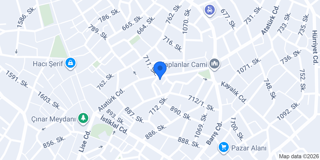 ILHAN TESİSAT Elektrik&Su konumu