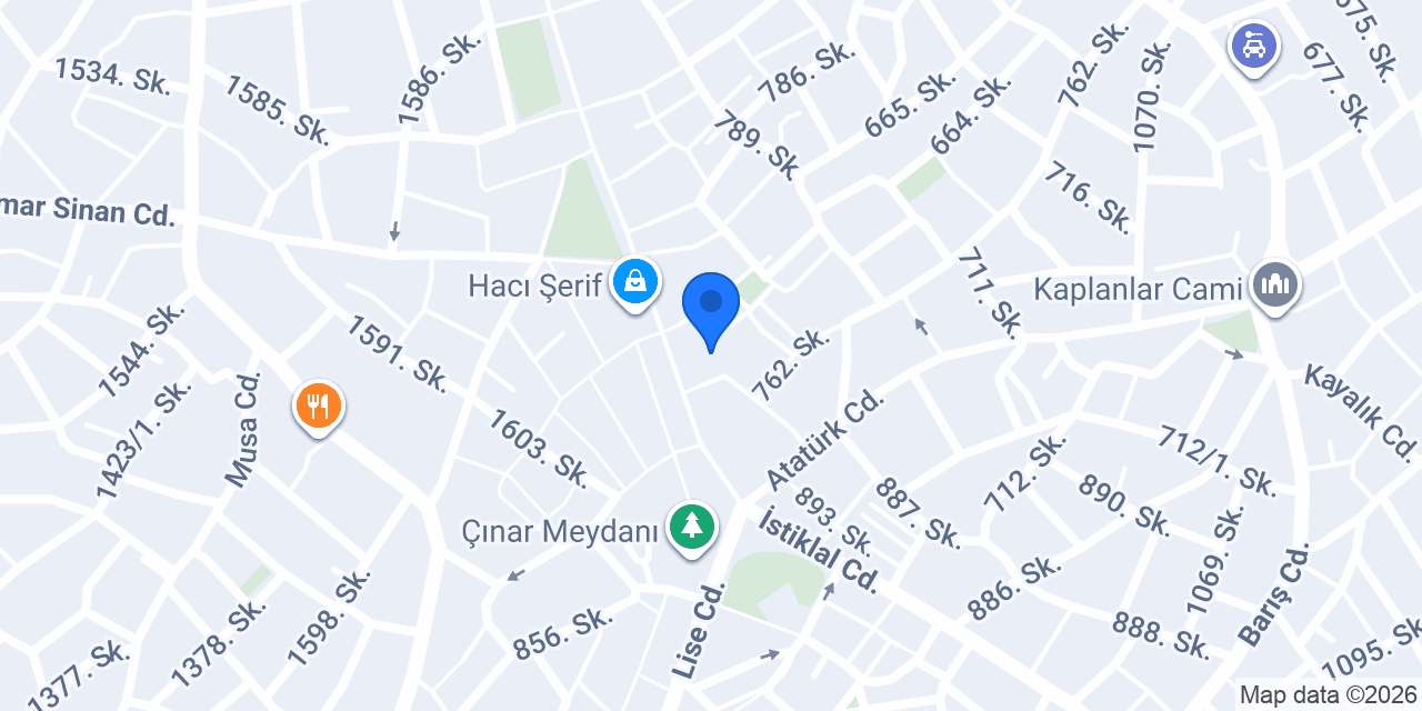 Denizli Aleyna Temizlik konumu