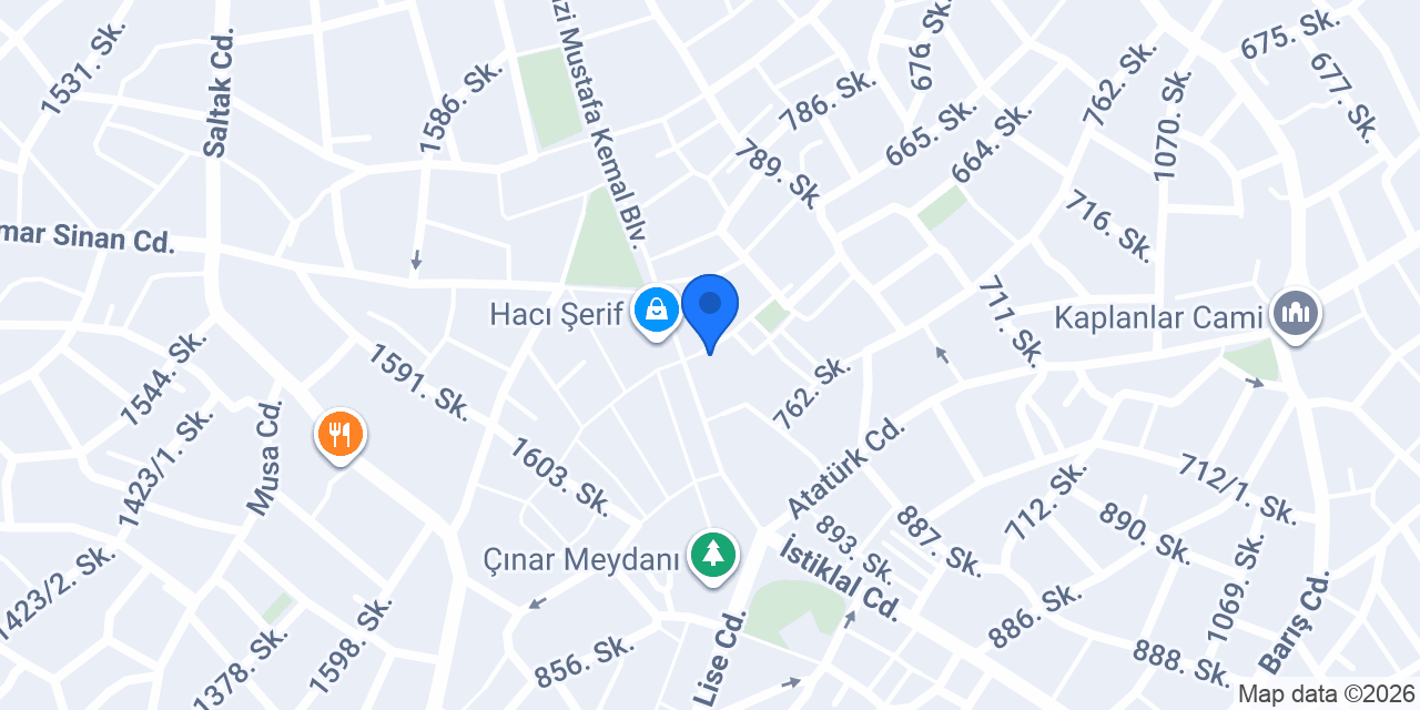 TEB Çınar Şubesi konumu