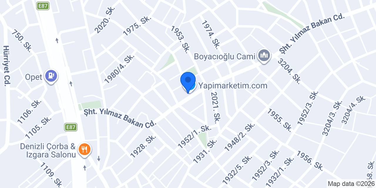 Yapimarketim.com konumu