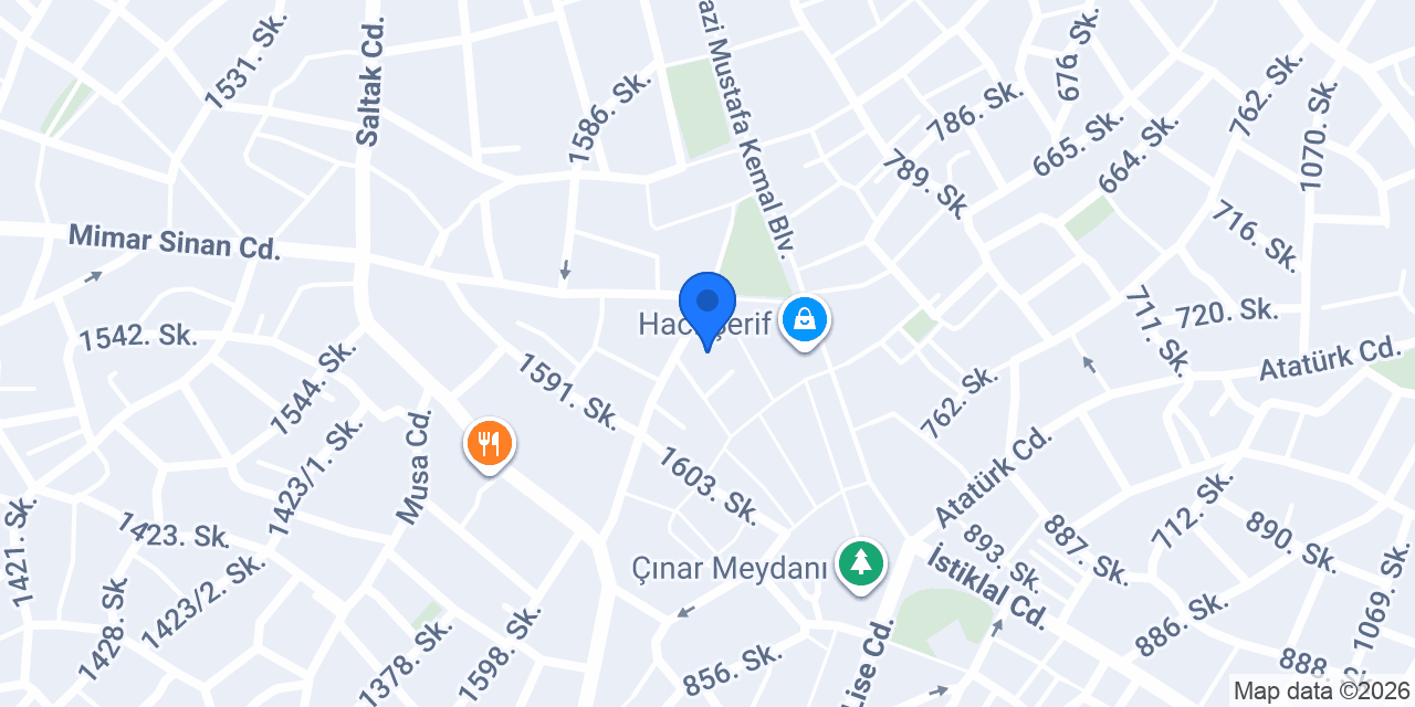 SEVİYE KURS DENİZLİ konumu