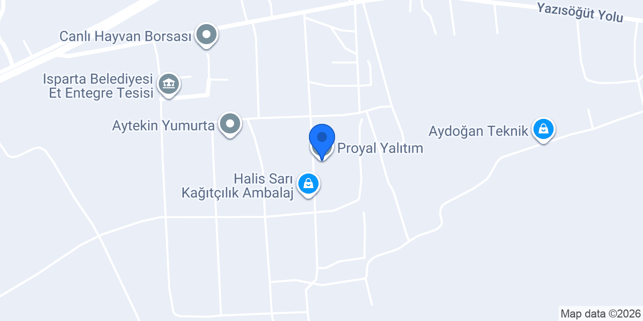 Proyal Yalıtım konumu