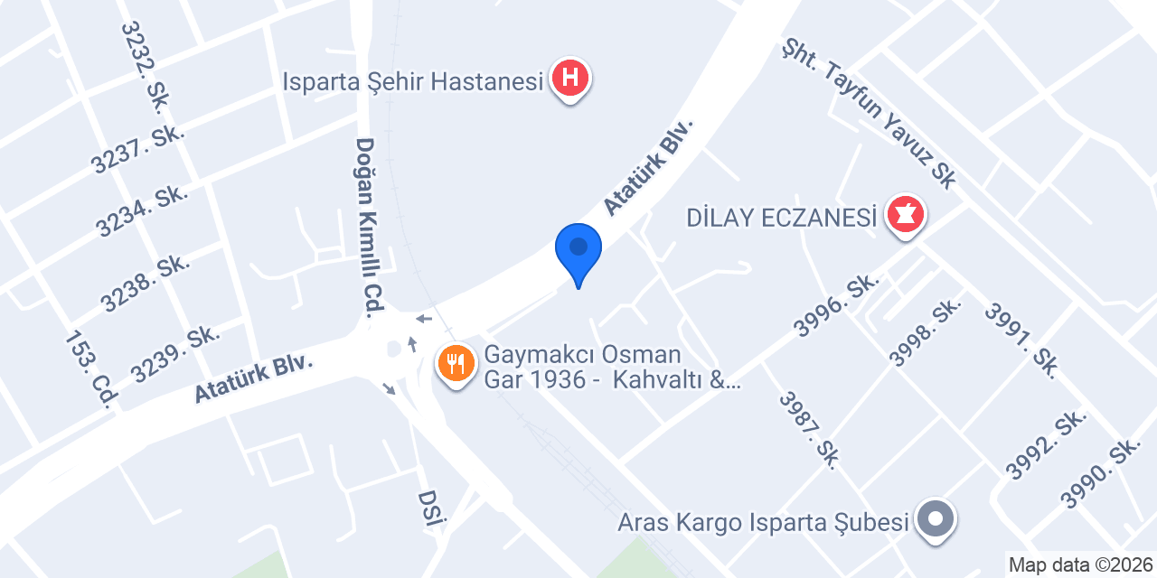 Çizgi Medikal Üniforma konumu