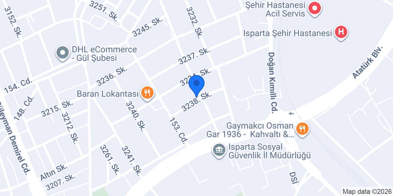DMR GROUP ISPARTA konumu