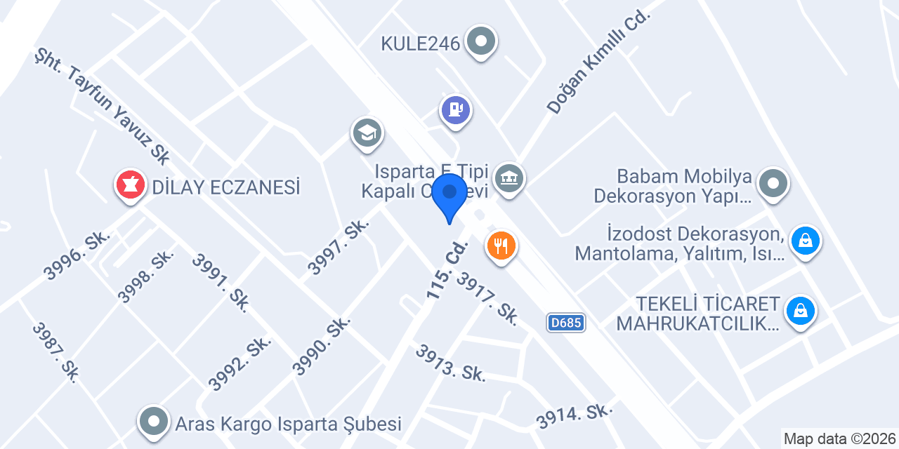 Köşem Kokoreç konumu