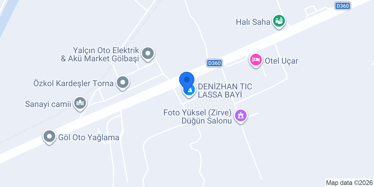 DENİZHAN TIC LASSA BAYİ konumu