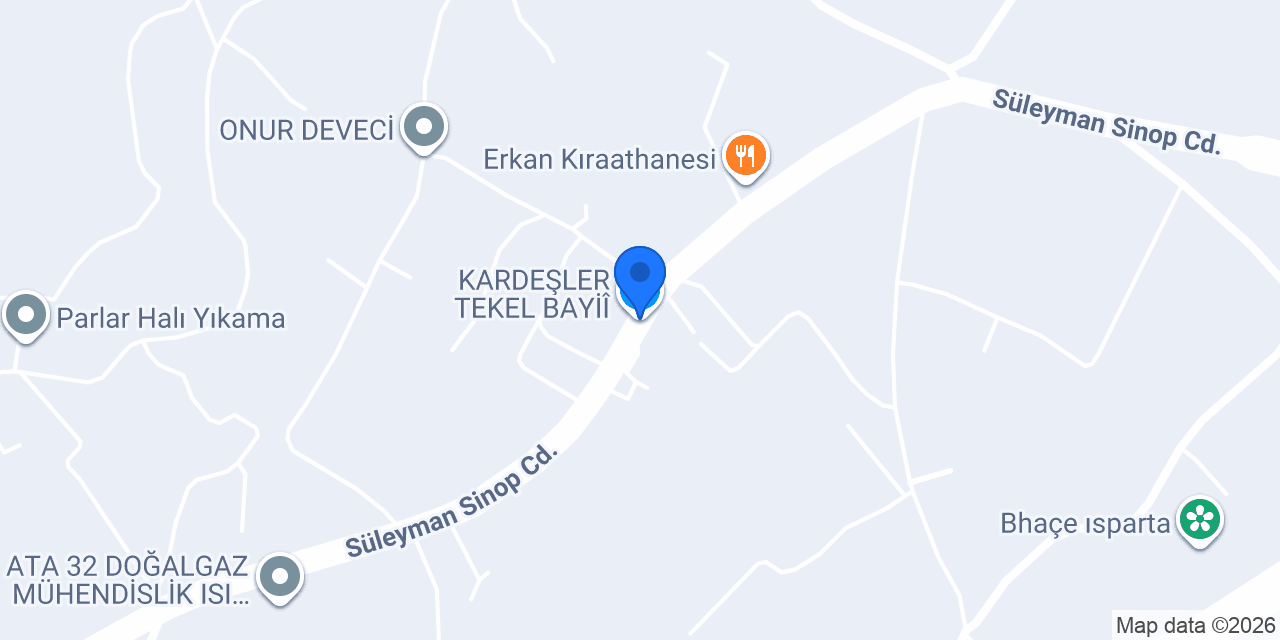 KARDEŞLER TEKEL BAYİÎ konumu