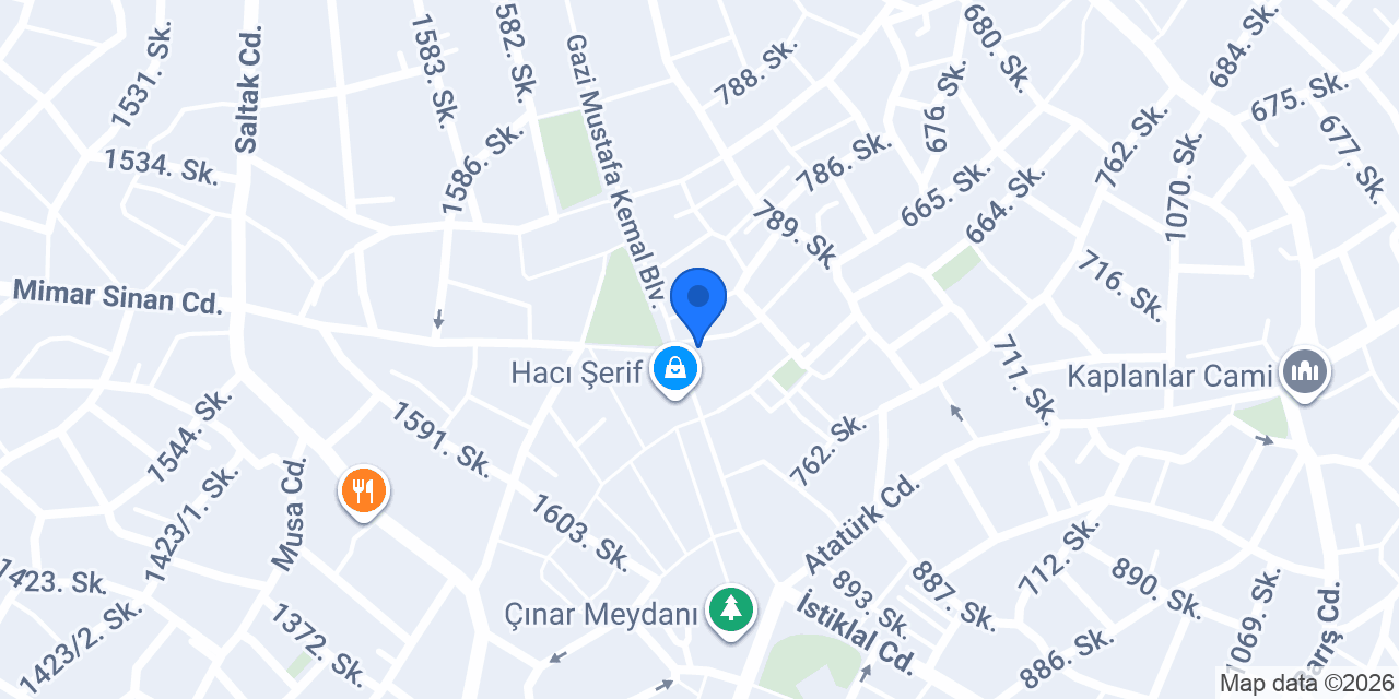 Ziraat Bankası Çınar/Denizli Şubesi konumu