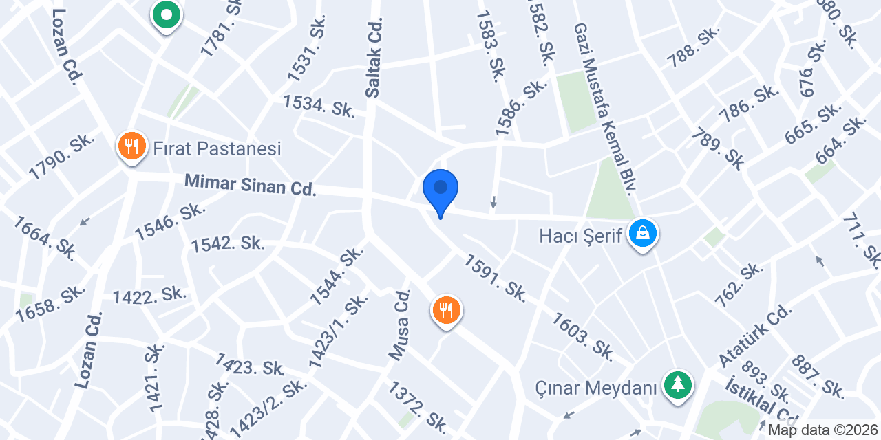 MD Saç Tasarım konumu
