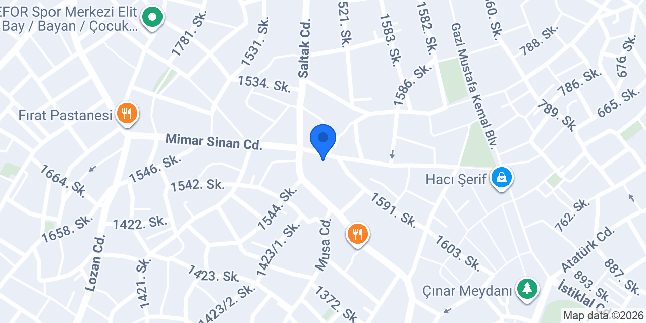 Mimar Sinan Eczanesi konumu