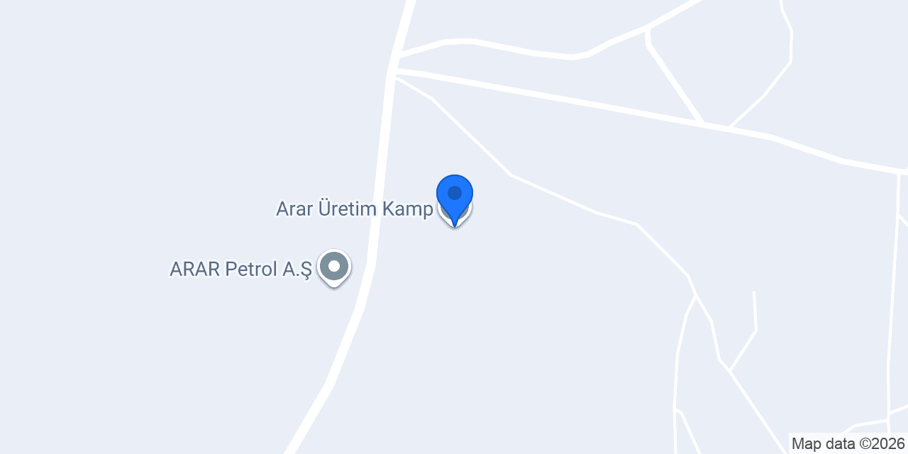 Arar Üretim Kamp konumu