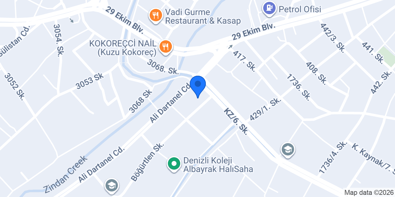 Eryetenek Eğitim Koleji konumu