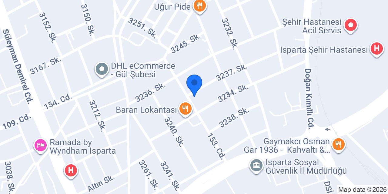 Uysal Oto Lastik konumu