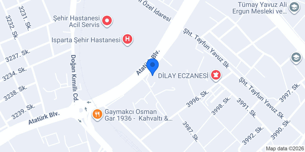 Şehir Eczanesi konumu
