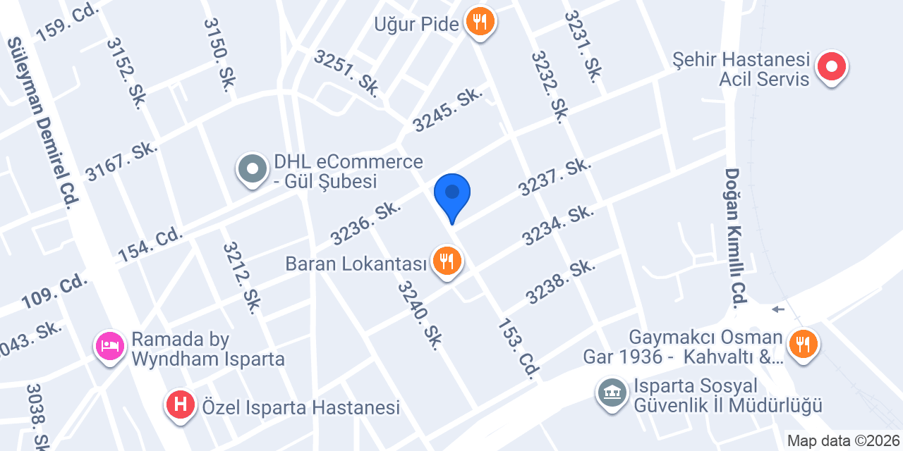 Oto Yıkama konumu