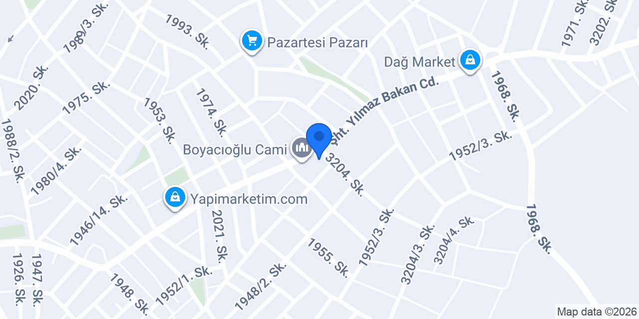 Araç Muayene Randevu konumu