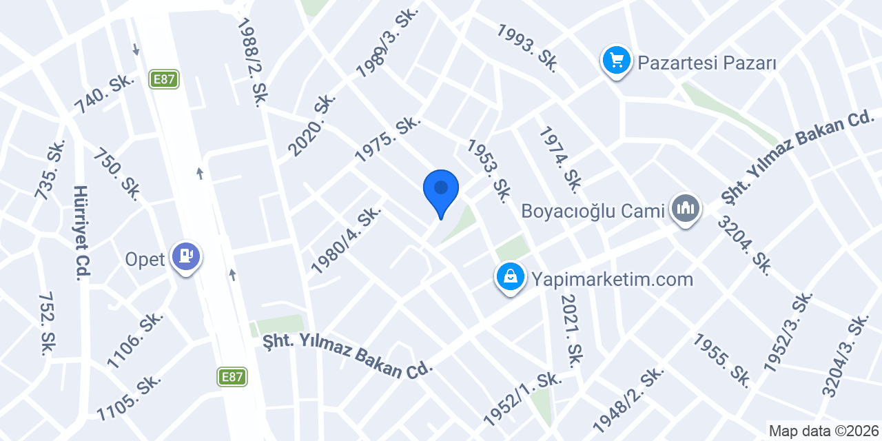 Hüseyin Erikoğlu Anaokulu konumu