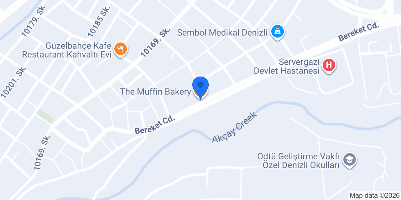 The Muffin Bakery konumu