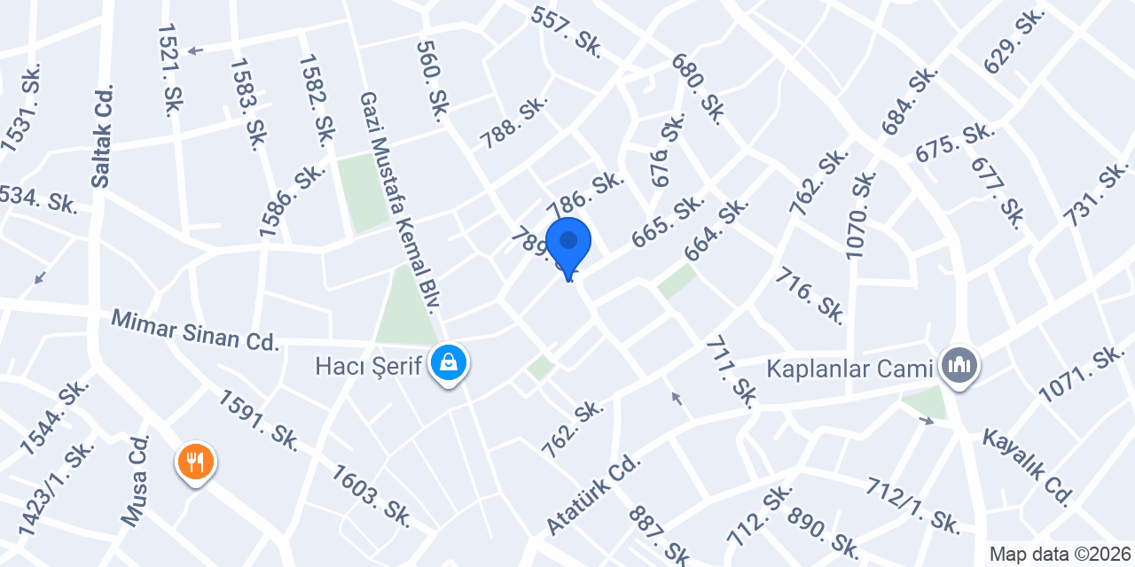 Denizli Yeşil Perim Masaj Salonu konumu