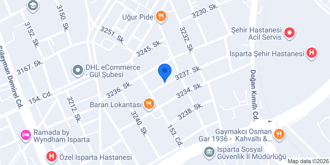 Yeni Gül Rot Balans konumu