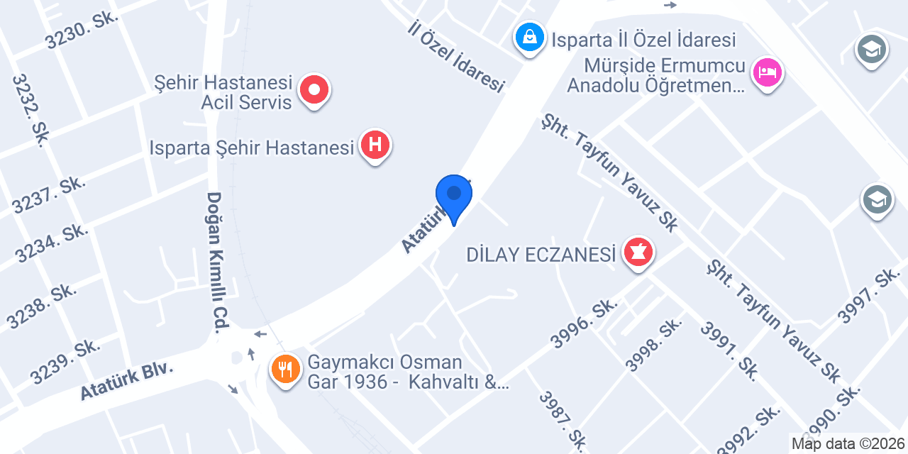 Uzm. Dr. Işıl Düver konumu