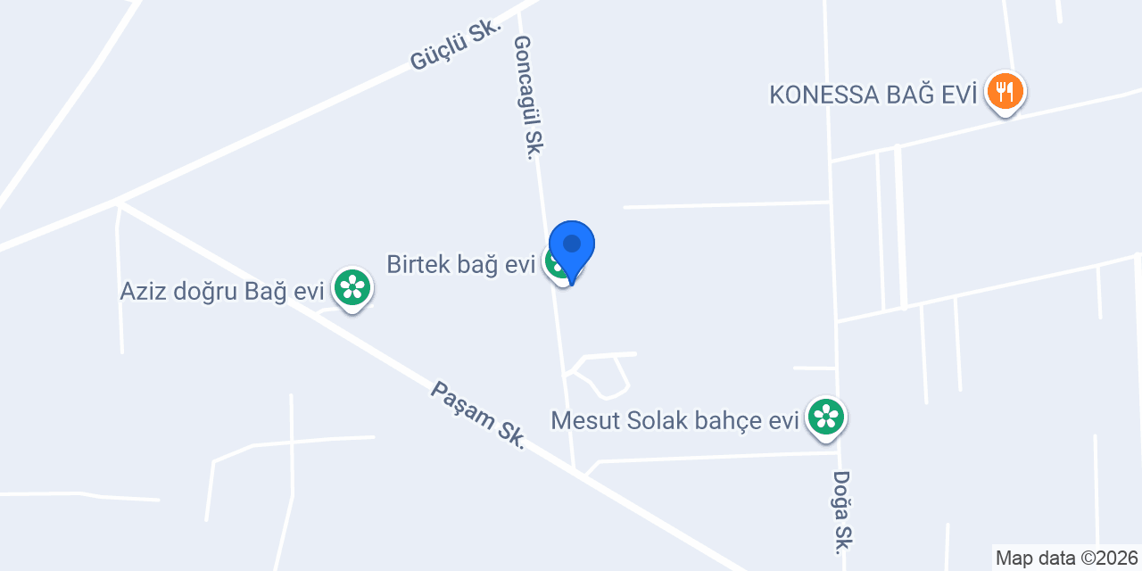 Birtek bağ evi konumu