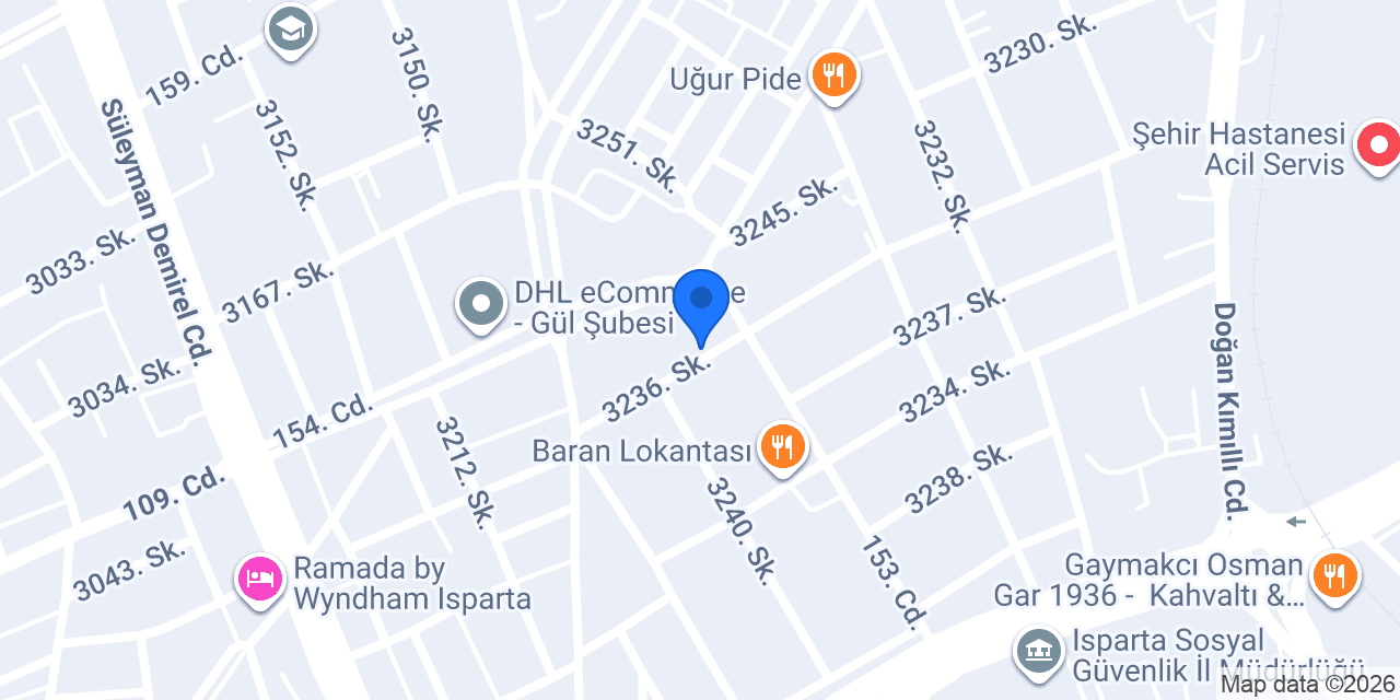 Devran Ford Yedek parça konumu