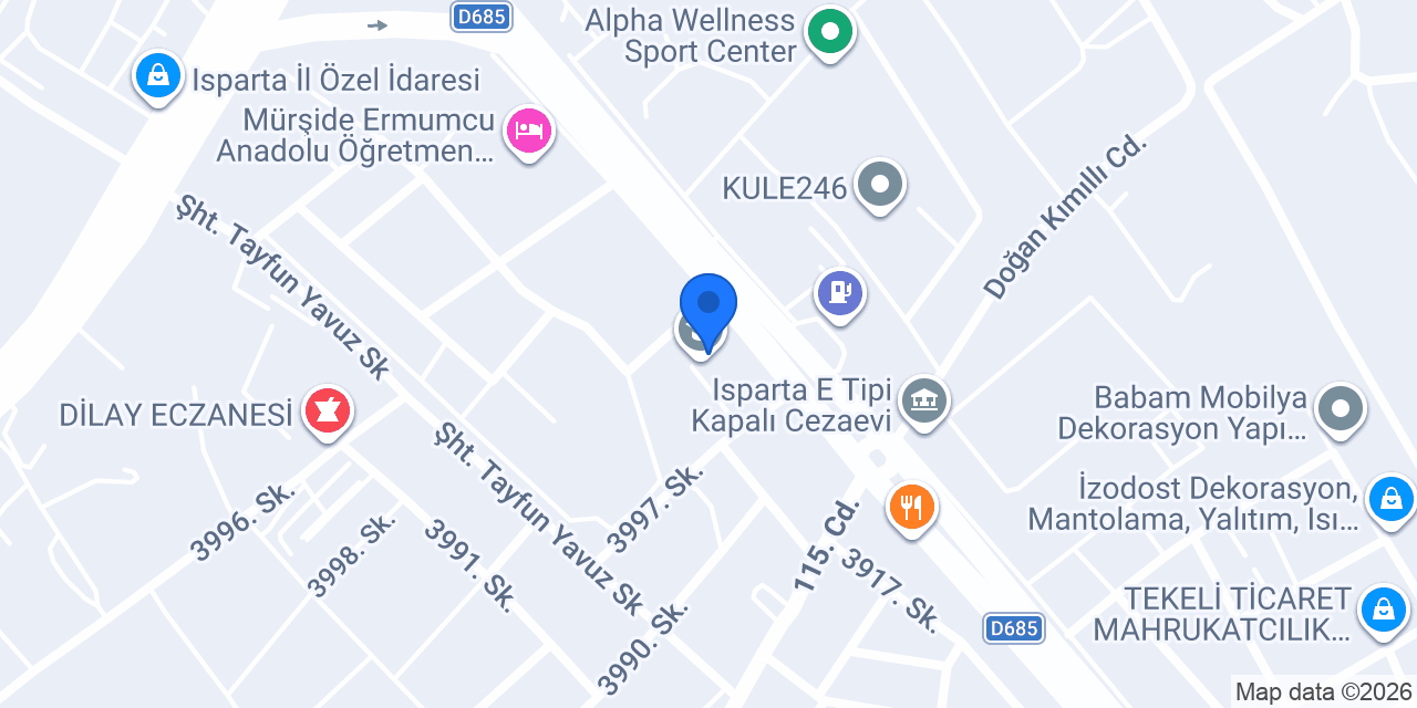 Ahmet Melih Doğan Anadolu Lisesi konumu