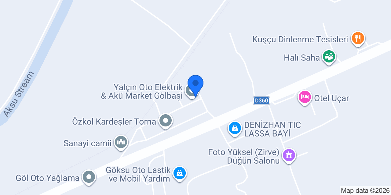 Burak Otomotiv konumu