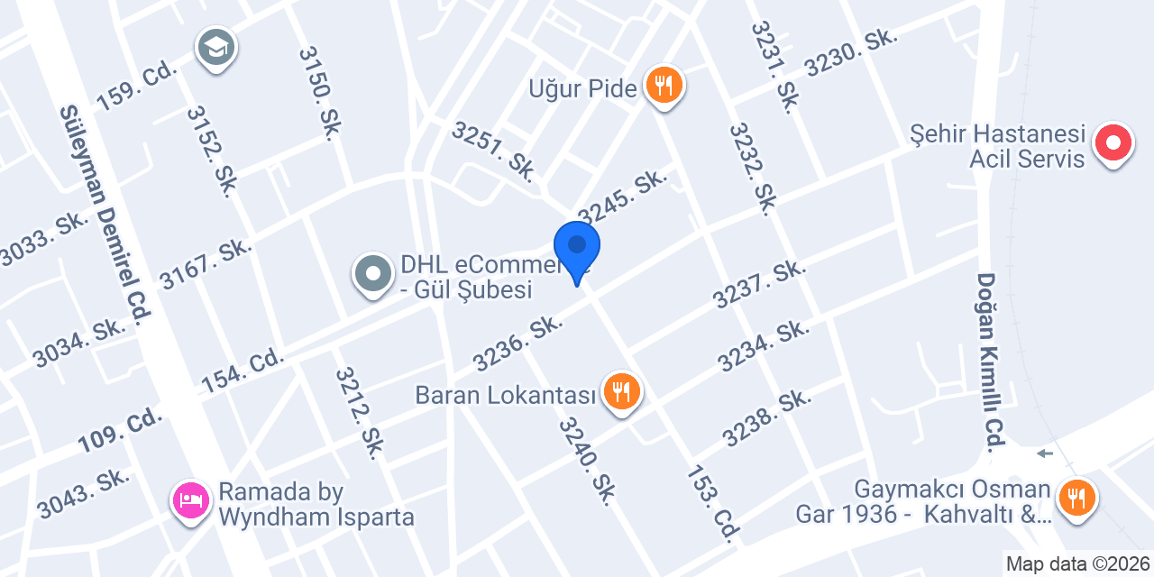 Yiğit Otomotiv konumu