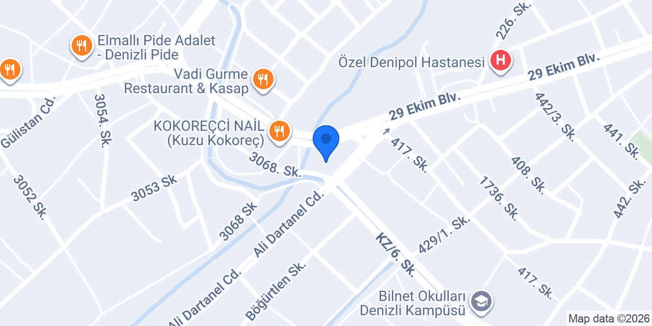 Özçaylar Halı & Mobilya konumu