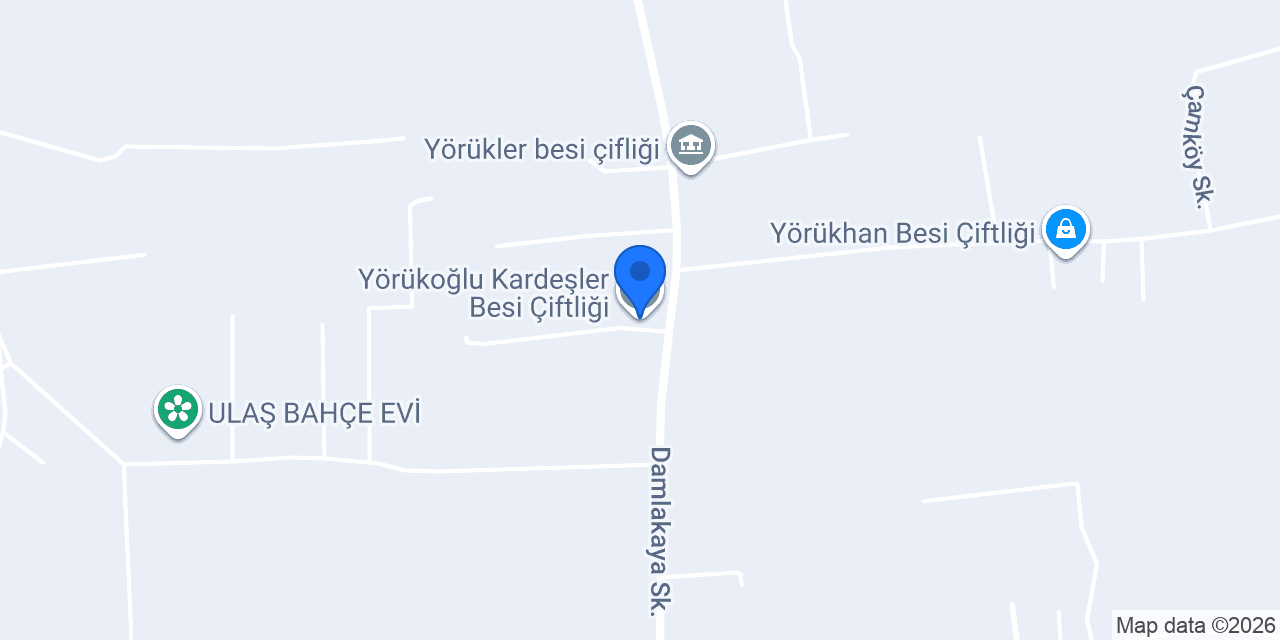 Yörükoğlu Kardeşler Besi Çiftliği konumu