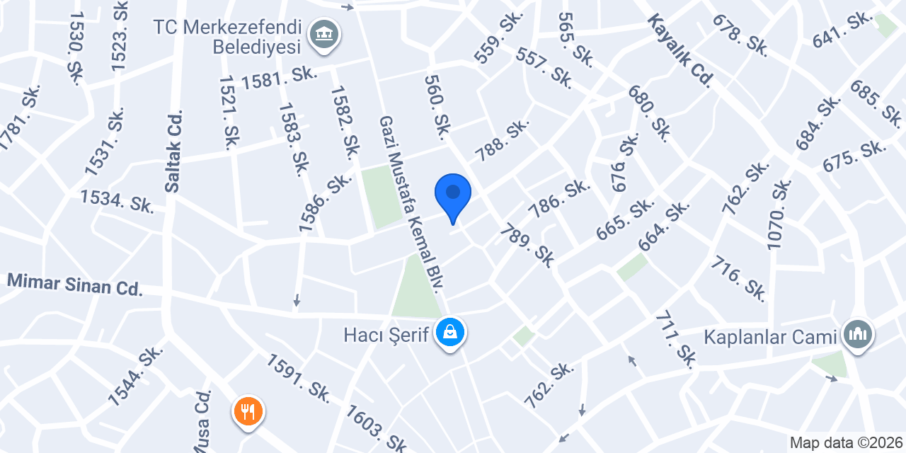 Fevzi Tokat Motorlu Araçlar konumu