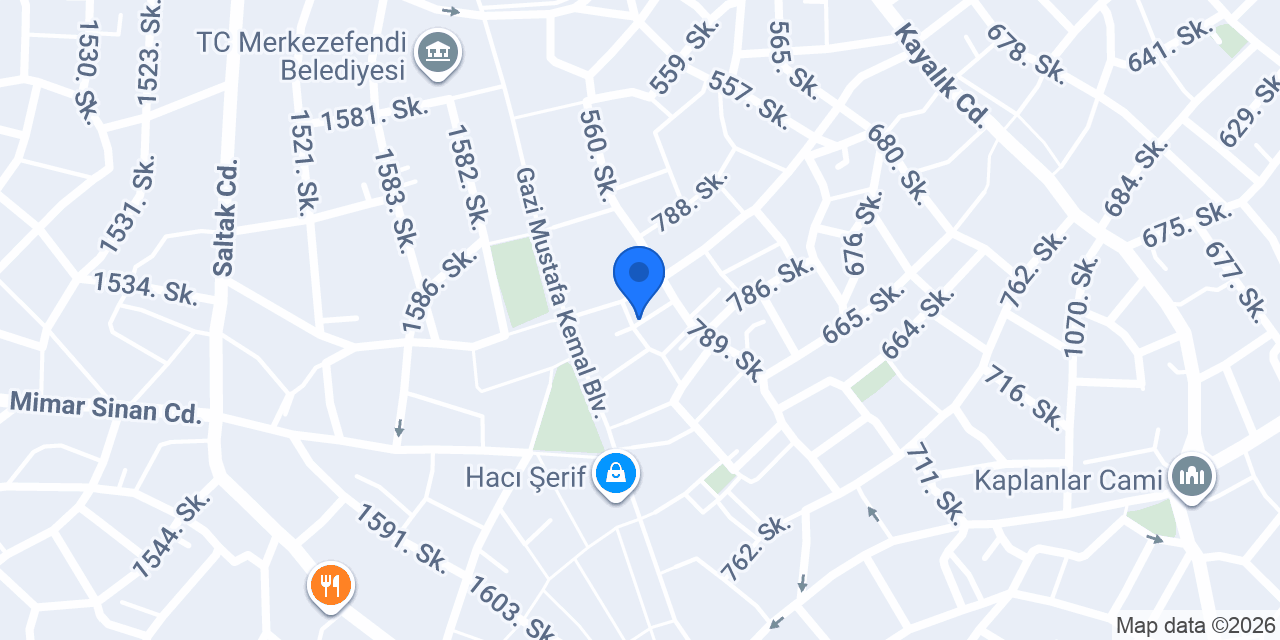 Sever Yapı Malzemeleri konumu