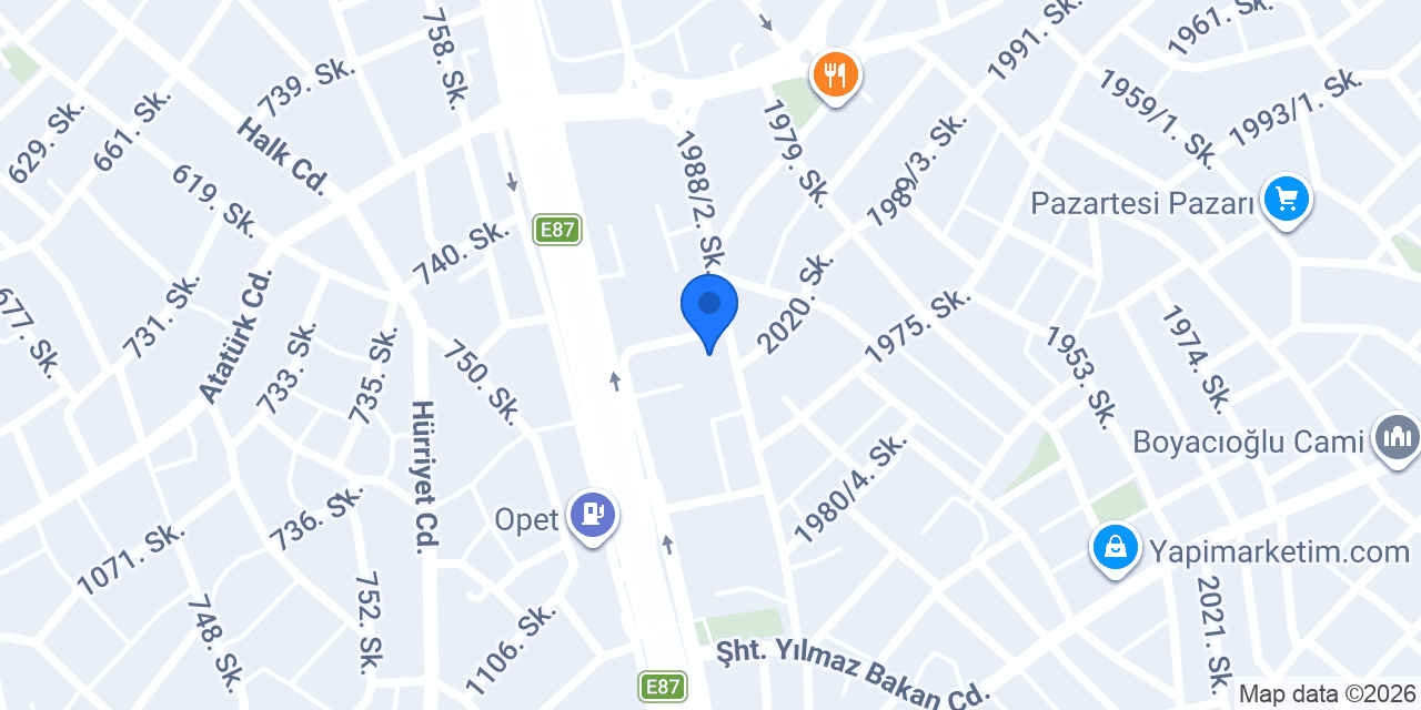 Denizli Yağmur Form Matbaacılık konumu
