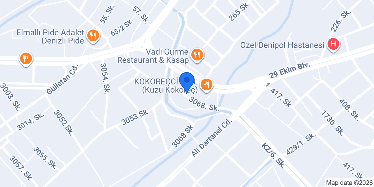 Denizli Teknik 20 konumu