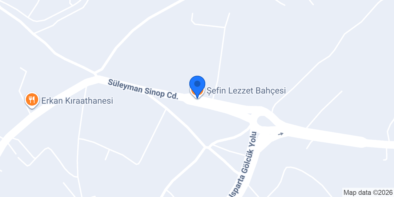 Șefin Lezzet Bahçesi konumu