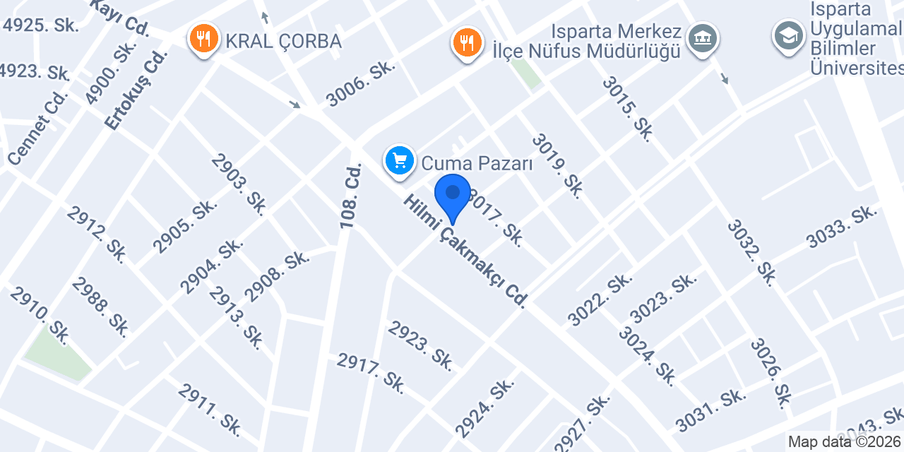 KARAMEL UNLUMAMÜLLERİ ISPARTA konumu