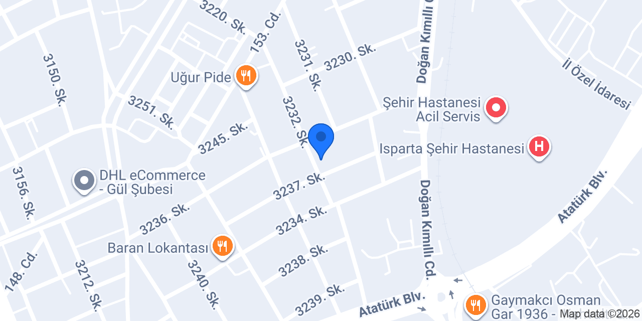 IŞIK OTO YEDEK PARÇA konumu