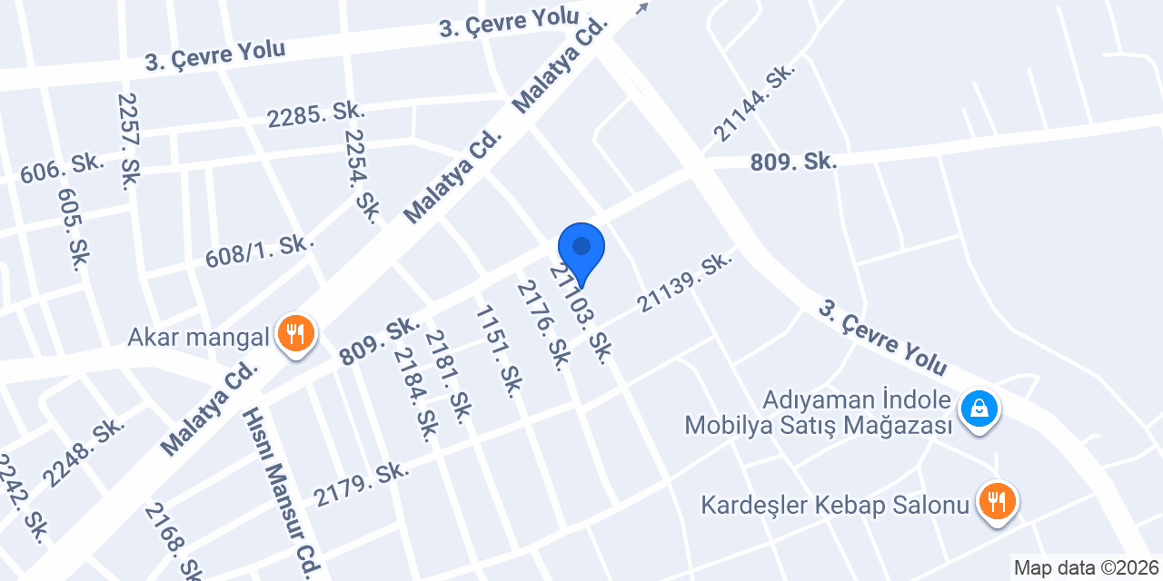Ek mobilya & dekorasyon konumu
