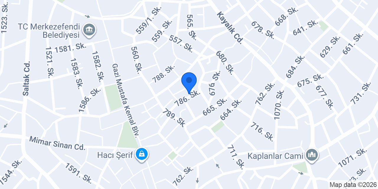 HD Karot Yapı Denizli konumu