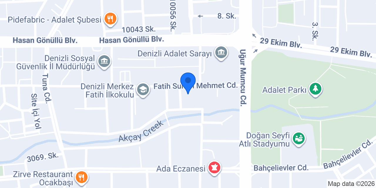 Denizli Barosu konumu