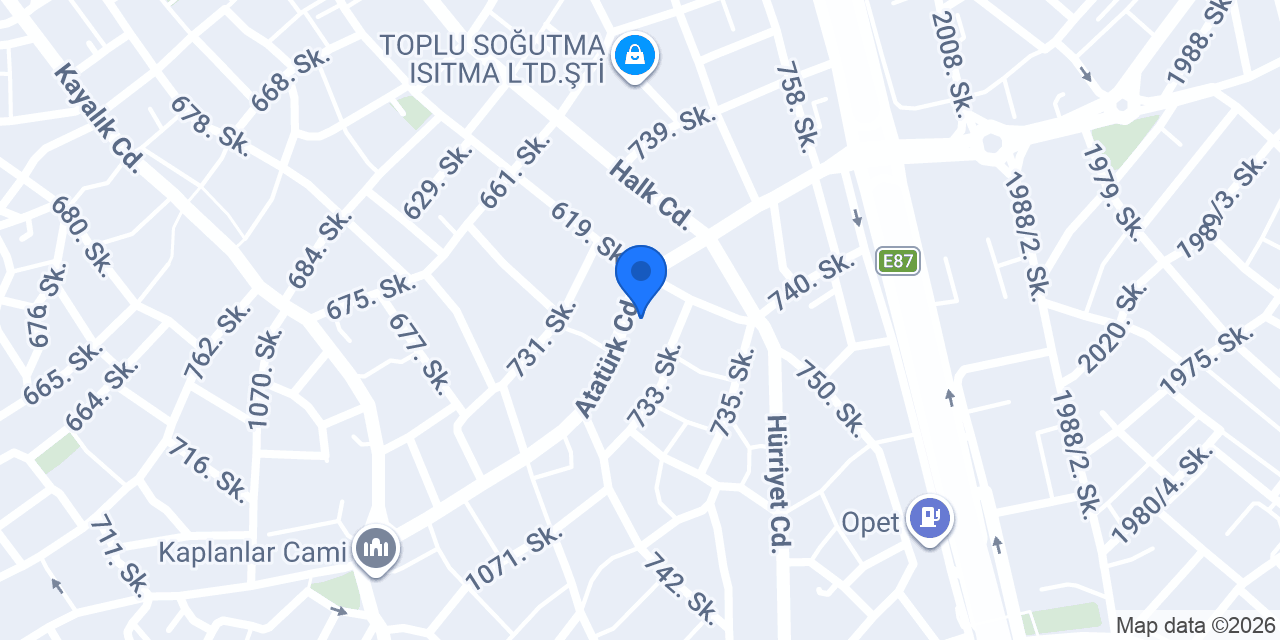 Akgüneş Yapı konumu