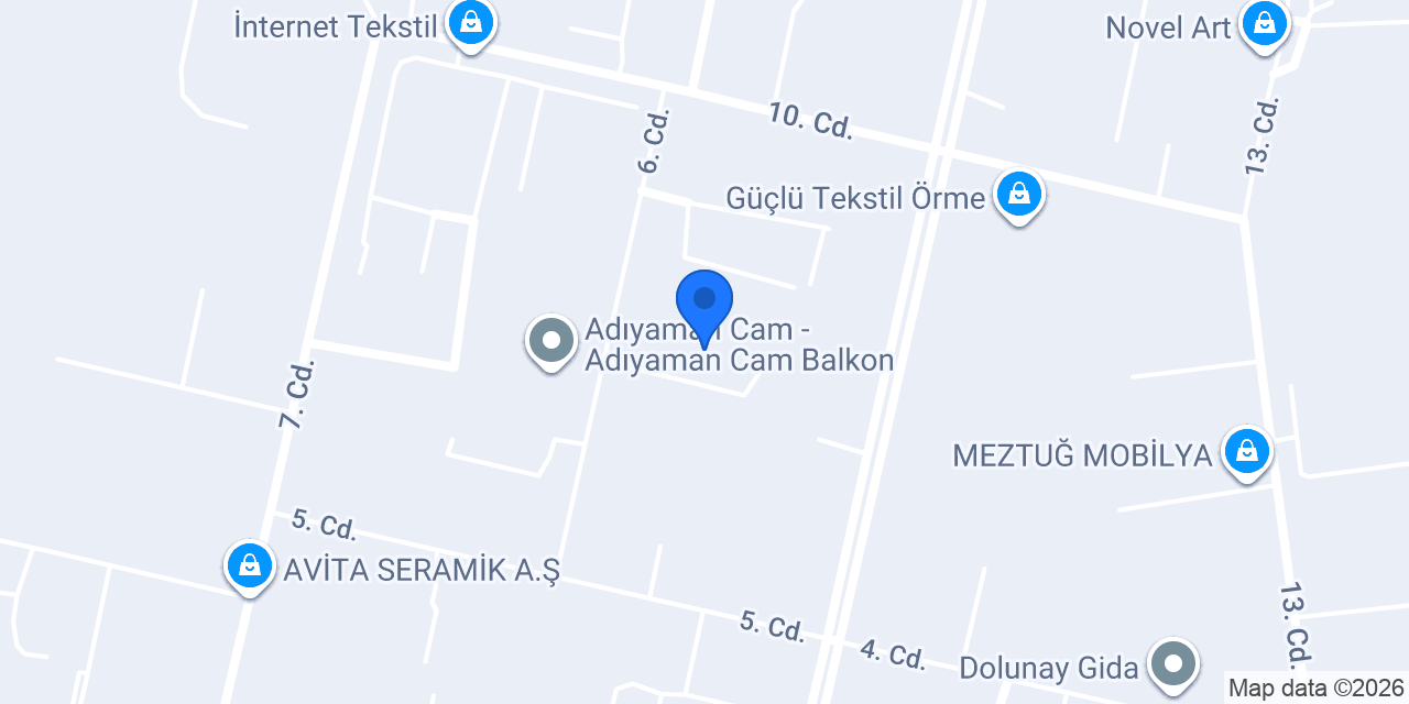 Çam Konfeksiyon Adıyaman Şubesi konumu