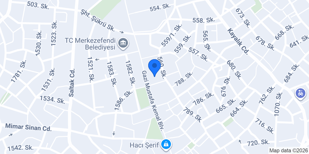 Lider Sürücü Kursu konumu