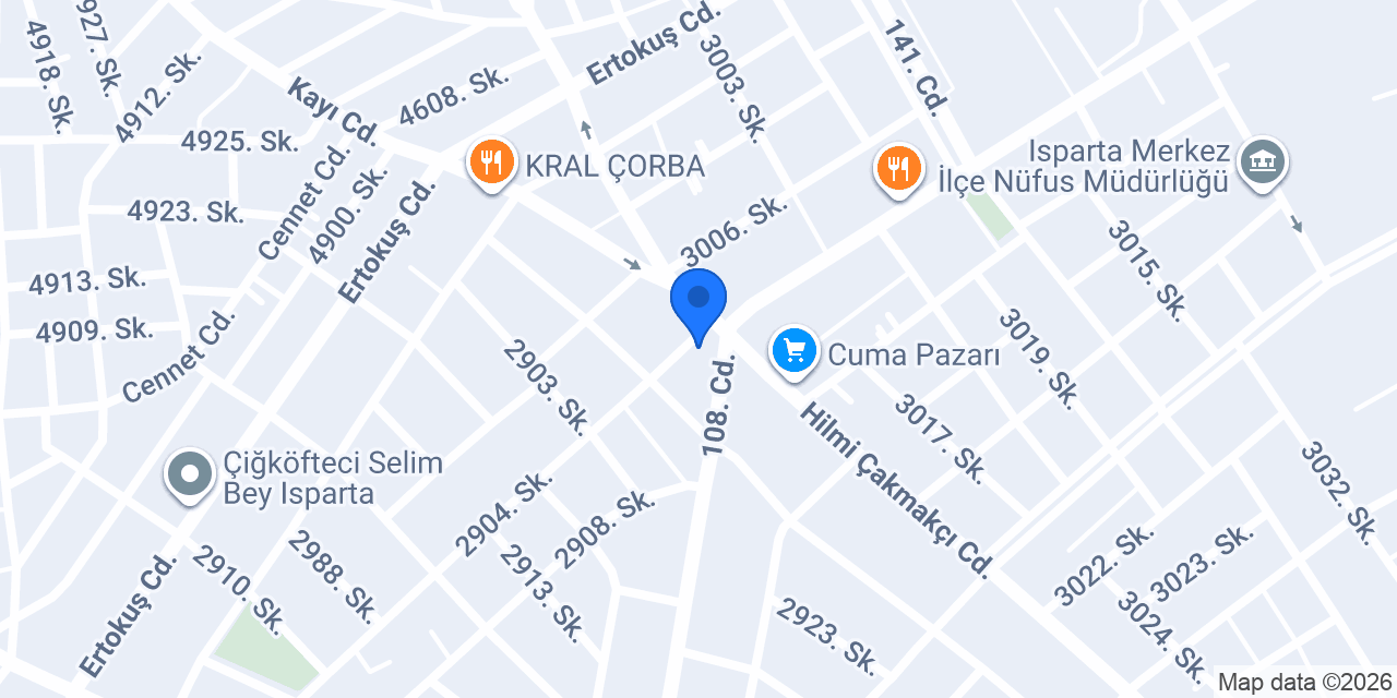 Çakır Taksi konumu