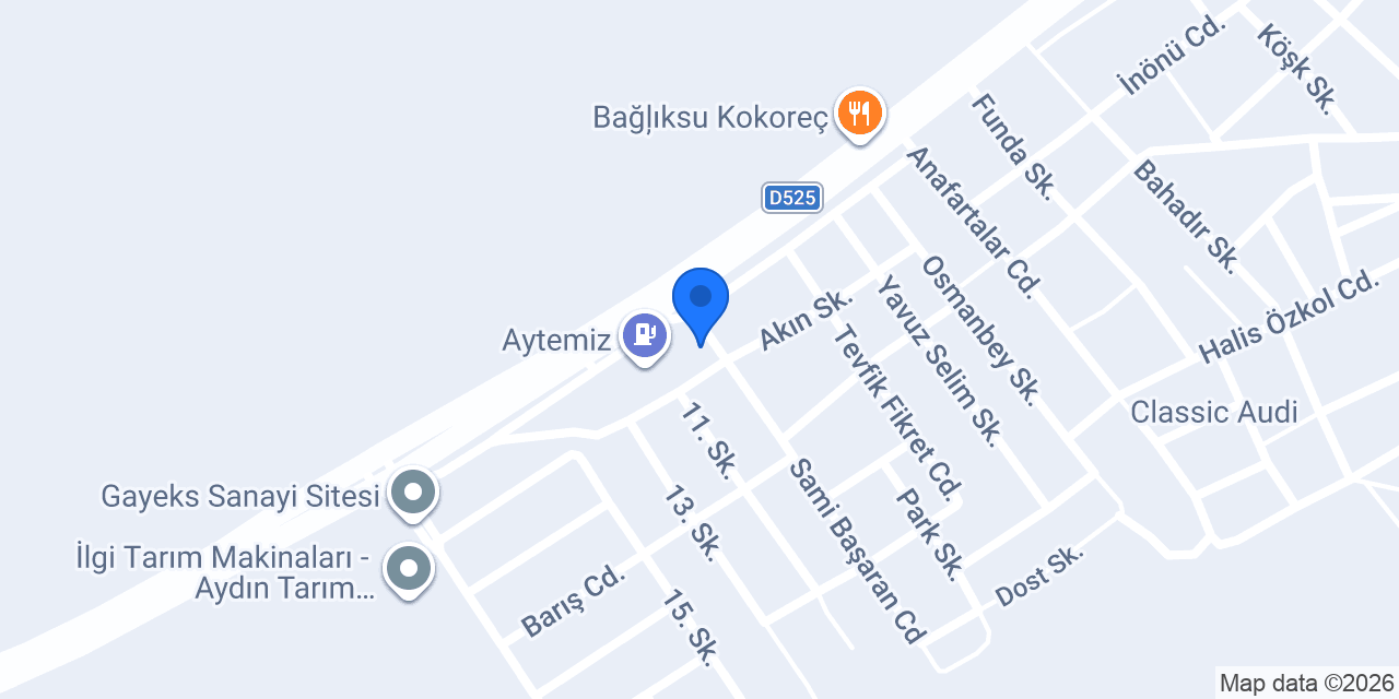 kuzenler catering konumu
