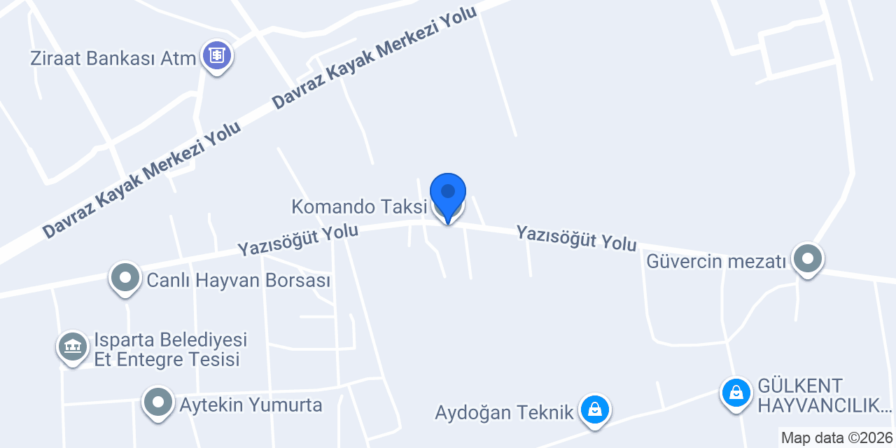 Komando Taksi konumu
