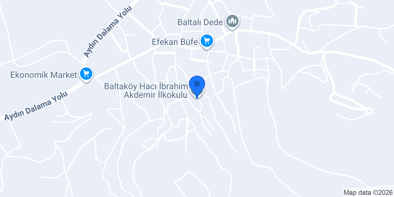 Baltaköy Hacı İbrahim Akdemir İlkokulu konumu