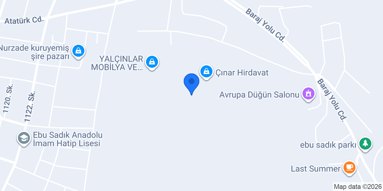Sarısu Alüminyum konumu